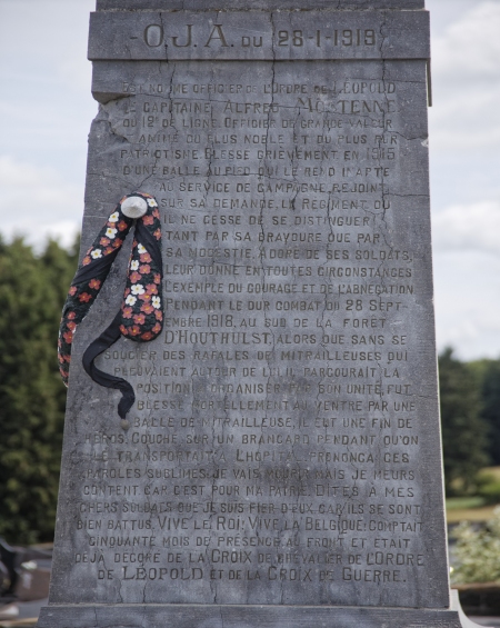 Monument 14-18 cimetiere de On, Marche-en-Famenne